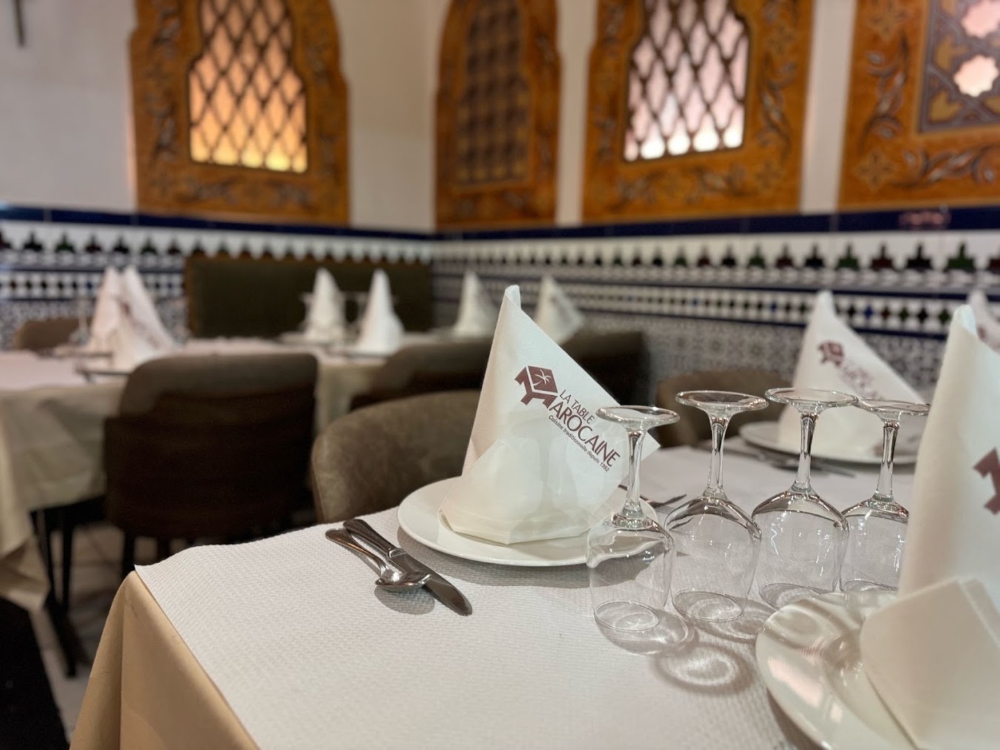 Table dressée La Table Marocaine