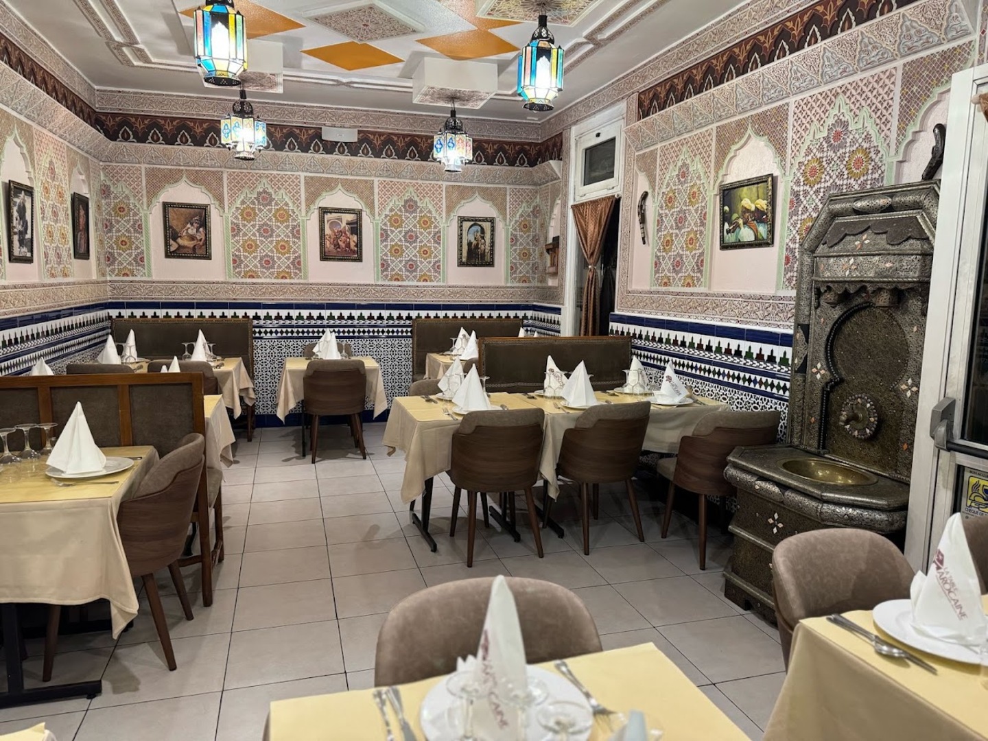 Salle traditionnelle La Table Marocaine