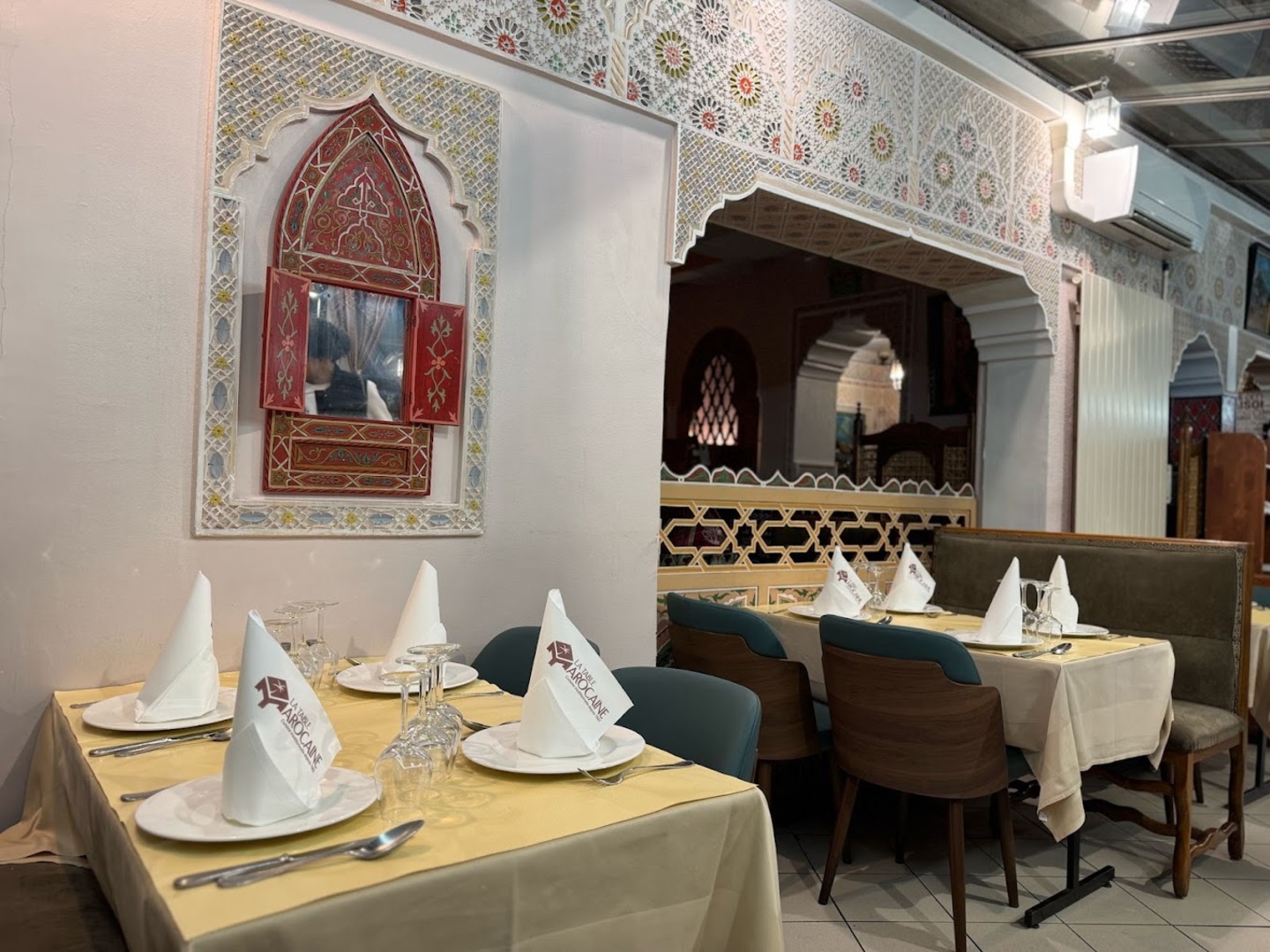 Espace du restaurant La Table Marocaine